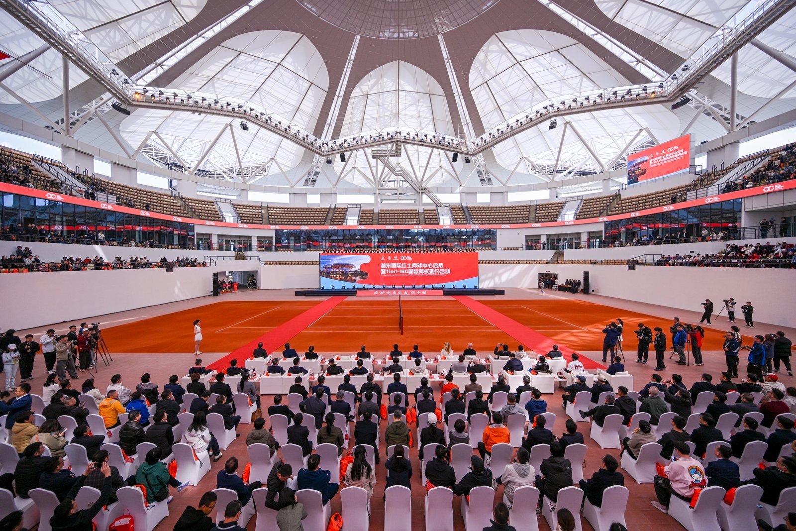 比肩法网、国际最高级别,亚洲最大,全国最好红土网球场就在浙江湖州!